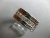 LARGE .70CT DIAMOND 14KT WHITE GOLD PRINCESS CHANNEL INVISIBLE MENS RING #27684