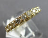 .73CT DIAMOND 14KT YELLOW GOLD 3D 4 PRONG SEMI ETERNITY WEDDING ANNIVERSARY RING