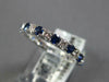 1.40CT DIAMOND & AAA SAPPHIRE 18KT WHITE GOLD CLASSIC ETERNITY ANNIVERSARY RING