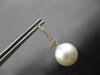 ESTATE .30CT DIAMOND & AAA SOUTH SEA PEARL 14KT ROSE GOLD FUN LEVERBACK EARRINGS