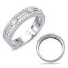 .72CT DIAMOND 14KT WHITE GOLD 3D CLASSIC 3 ROW ROUND & MARQUISE ANNIVERSARY RING