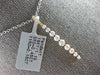 ESTATE .60CT DIAMOND 18KT YELLOW GOLD CLASSIC JOURNEY BAR LOVE FLOATING PENDANT