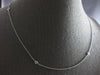 .16CT DIAMOND 18KT WHITE GOLD 3D CLASSIC BY THE YARD 16" LOVE NECKLACE #27801