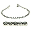 ESTATE LARGE 10.0CT DIAMOND 14K WHITE GOLD CLASSIC ROUND 4 PRONG TENNIS BRACELET