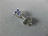 ESTATE 1.86CT AAA TANZANITE 14KT WHITE GOLD 3D CLASSIC ROUND STUD EARRINGS #2510