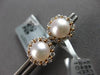 .47CT DIAMOND & AAA SOUTH SEA PEARL 18KT ROSE AND 14KT YELLOW GOLD STUD EARRINGS