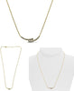 .20CT DIAMOND 14KT YELLOW GOLD 3D ROUND GRADUATING CRISS CROSS LOVE BAR NECKLACE