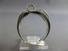 WIDE .80CT DIAMOND 18K WHITE GOLD 3D MULTI ROW ROUND & PRINCESS SWIRL FUN RING