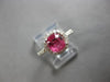 1.4CT DIAMOND & AAA PINK SAPPHIRE 14KT WHITE GOLD OVAL & ROUND ENGAGEMENT RING