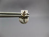 ESTATE .36CT DIAMOND 18KT WHITE GOLD CLASSIC MATTE & SHINY ETOILE STUD EARRINGS