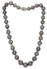 LARGE 1.90CT DIAMOND & AAA TAHITIAN PEARL 18KT WHITE GOLD BY THE YARD NECKLACE