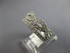 1.02CT DIAMOND 14KT WHITE GOLD 3D CLASSIC CRISS CROSS INFINITY ANNIVERSARY RING