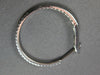 .65CT DIAMOND 14KT WHITE GOLD 3D CLASSIC 1.5MM INSIDE OUT HOOP HANGING EARRINGS