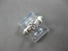 .40CT DIAMOND 14KT WHITE GOLD 3D CLASSIC ROUND & BAGUETTE ENGAGEMENT RING #27997