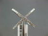 ESTATE .50CT DIAMOND 18KT WHITE GOLD 3D X CLASSIC INFINITY CRISS CROSS LOVE RING
