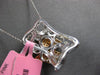 .32CT WHITE & PINK DIAMOND 18KT WHITE & ROSE GOLD 3D BUTTERFLY ENHANCER PENDANT