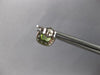 2.13CT DIAMOND & AAA PERIDOT 14KT WHITE GOLD SQUARE HALO FILIGREE STUD EARRINGS