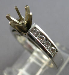 .32CT DIAMOND 14KT WHITE GOLD SIX PRONG CHANNEL SEMI MOUNT ENGAGEMENT RING 28078