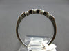 .50CT DIAMOND 14K WIHITE GOLD 3D ROUND CHANNEL 5 STONE WEDDDING ANNIVERSARY RING