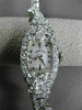 ANTIQUE 2.15CT OLD MINE DIAMOND PLATINUM & 14KT WHITE GOLD HAMILTON WATCH #23761