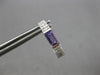 .72CT DIAMOND & AAA AMTHEYST 14K WHITE GOLD EMERALD CUT & ROUND HUGGIE EARRINGS
