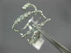 ESTATE WIDE .45CT DIAMOND 14KT WHITE GOLD 3D MULTI ROW CRISS CROSS SNAKE RING