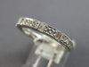 .32CT DIAMOND 14KT WHITE GOLD ROUND & BAGUETTE FILIGREE WEDDING ANNIVERSARY RING