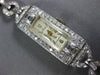 ANTIQUE CHOISI 1.0CT OLD MINE DIAMOND PLATINUM CLASSIC RECTANGULAR WATCH #2218