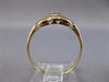 ANTIQUE .05CT OLD MINE DIAMOND 14KT 2 TONE GOLD FILIGREE SQUARE FUN RING #27358