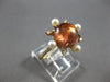 3.87CT DIAMOND & AAA PINK TOURMALINE & SOUTH SEA PEARL 18KT ROSE GOLD LOVE RING