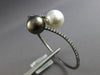LARGE 1.03CT DIAMOND & AAA TAHITIAN & SOUTH SEA PEARL 18KT BLACK GOLD BRACELET
