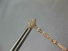 ESTATE .42CT DIAMOND & AAA PINK SOUTH SEA PEARL 18KT ROSE GOLD HANGING EARRINGS