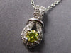 .65CT WHITE & FANCY YELLOW DIAMOND 14KT WHITE GOLD 3D TEAR DROP FLOATING PENDANT