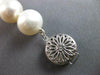 LARGE & LONG AAA SOUTH SEA PEARL 14K WHITE GOLD 3D 11MM FILIGREE BRACELET #27563