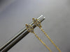 ESTATE .14CT DIAMOND 18KT YELLOW GOLD 3D GEOMETRICAL BAR FUN HANGING EARRINGS
