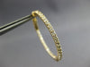 ESTATE 1.57CT DIAMOND 14KT YELLOW GOLD CLASSIC INSIDE OUT HOOP HANGING EARRINGS