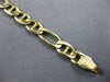ESTATE WIDE AND LONG 14KT YELLOW GOLD 3D CLASSIC HERRINGBONE LOVE BRACELET