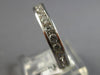 1.24CT DIAMOND 14KT WHITE GOLD 3D CHANNEL 3mm ETERNITY WEDDING ANNIVERSARY RING
