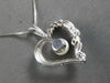 .35CT DIAMOND & AAA SOUTH SEA PEARL 14KT WHITE GOLD OPEN HEART FLOATING PENDANT