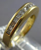 WIDE 1.60CT DIAMOND 18KT YELLOW GOLD CHANNEL WEDDING ANNIVERSARY RING