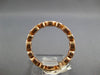.58CT DIAMOND 14KT ROSE GOLD 3D ROUND & MARQUISE SHAPE ETERNITY ANNIVERSARY RING