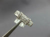 .85CT DIAMOND 14KT WHITE GOLD ROUND & PRINCESS 3 ROW INVISIBLE ANNIVERSARY RING