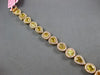 WIDE GIA 9.73CT MULTI COLOR DIAMOND 18KT YELLOW GOLD MULTI SHAPE TENNIS BRACELET