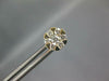 ESTATE .66CT DIAMOND 18K YELLOW GOLD CLASSIC ETOILE CLUSTER FLOWER STUD EARRINGS
