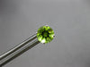 ESTATE 1.80CT AAA PERIDOT 14KT WHITE GOLD CLASSIC SOLITAIRE STUD EARRINGS #27901