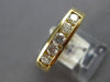 .75CT DIAMOND 14KT YELLOW GOLD 3D ROUND 5 STONE CHANNEL WEDDING ANNIVERSARY RING