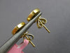 .32CT WHITE & FANCY YELLOW DIAMOND 18KT 2 TONE GOLD CLASSIC PAVE HEART EARRINGS