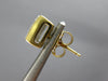 .64CT DIAMOND 14KT YELLOW GOLD 3D PRINCESS INVISIBLE SQUARE STUD EARRINGS #27564