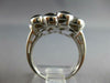 LARGE .15CT DIAMOND & AAA MOTHER OF PEARL 14KT WHITE GOLD SUNFLOWER RING #27576