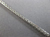 ESTATE 1.67CT DIAMOND 14KT WHITE GOLD 3D CLASSIC ROUND 2MM FUN TENNIS BRACELET